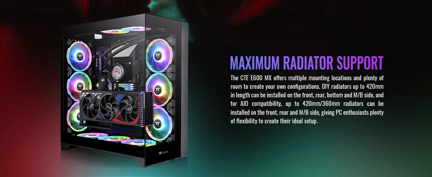 Thermaltake CTE E600 MX Mid Tower E-ATX Case